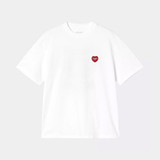 W' S/S Heart II Hartt T-shirt, White