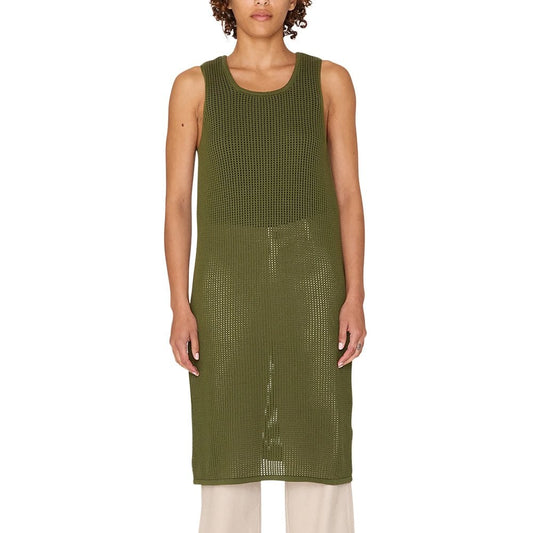 Minerva Open Stripe Dress - Olive