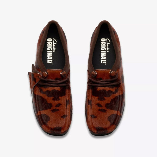 Women's Wallabee - Brown Cow Print