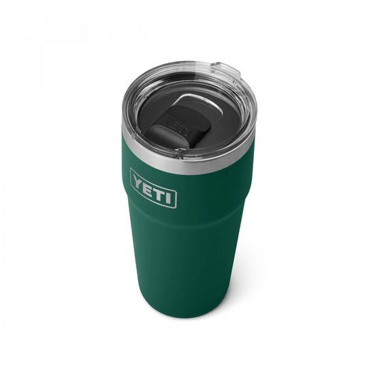 Rambler 20oz Stackable Cup - Black Forest Green