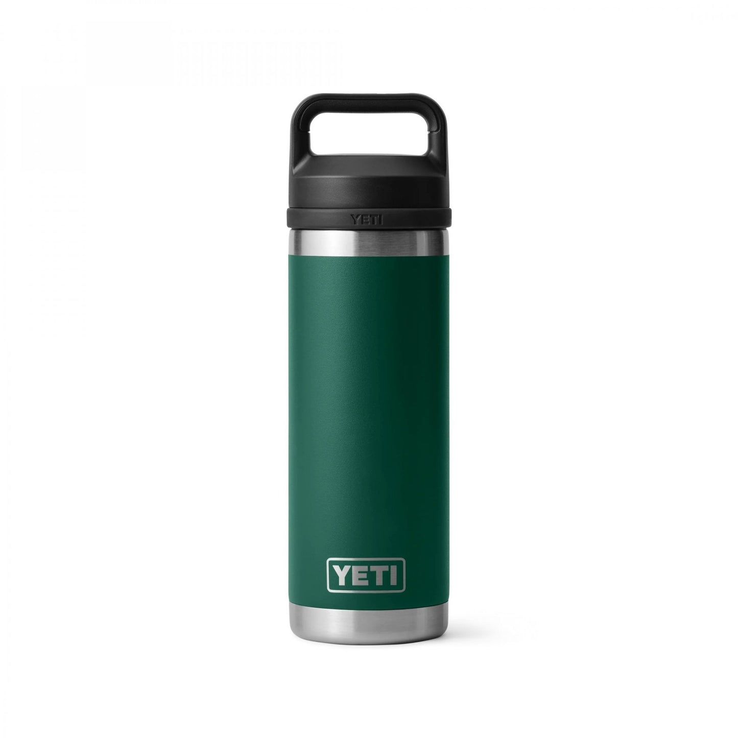 Rambler 18oz Bottle, Chug Cap - Black Forest Green