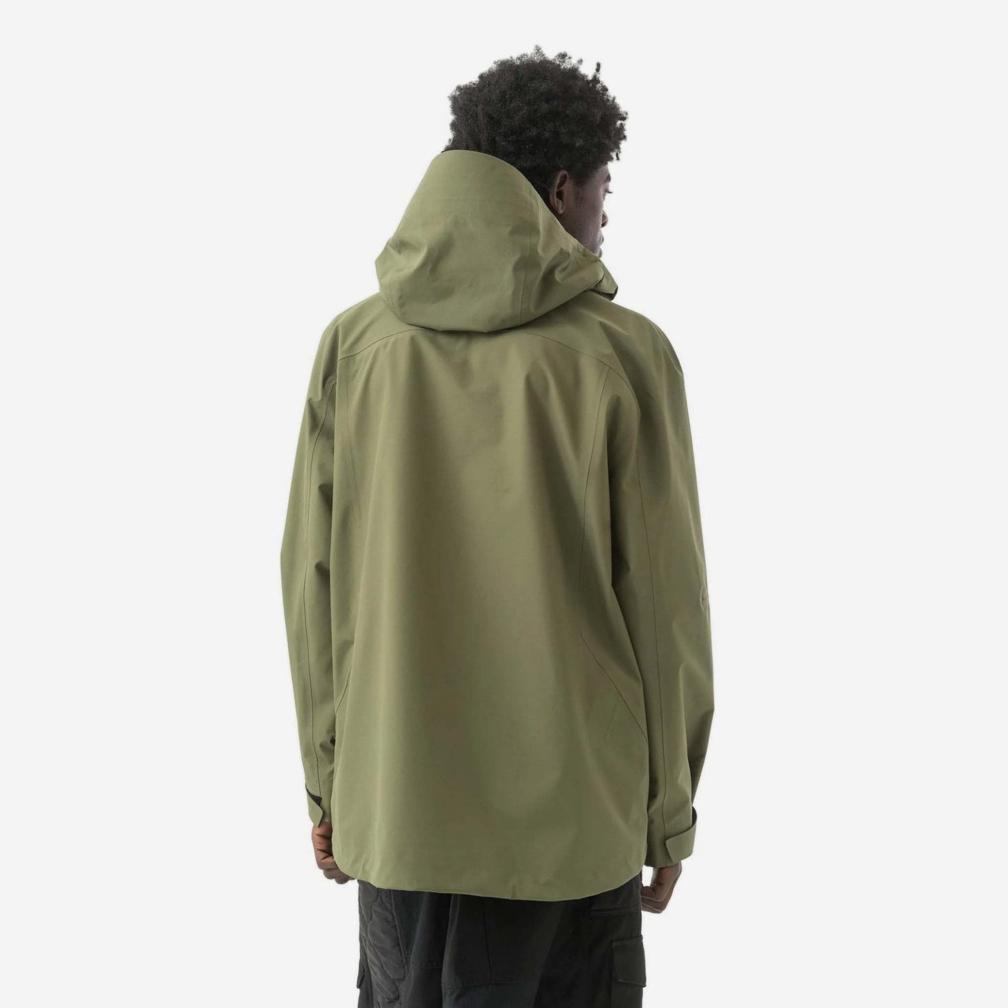 7185 Waterproof 3L Asym Storm Parka - Olive