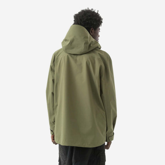 7185 Waterproof 3L Asym Storm Parka - Olive