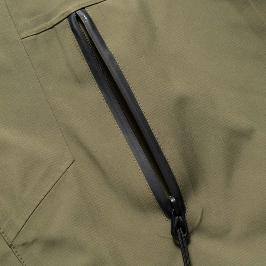 7185 Waterproof 3L Asym Storm Parka - Olive