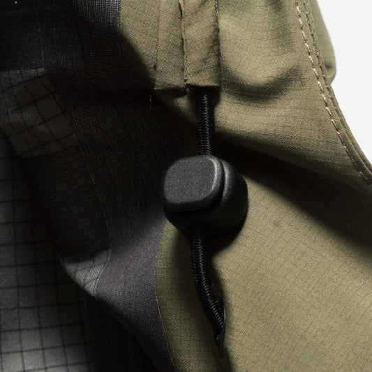 7185 Waterproof 3L Asym Storm Parka - Olive