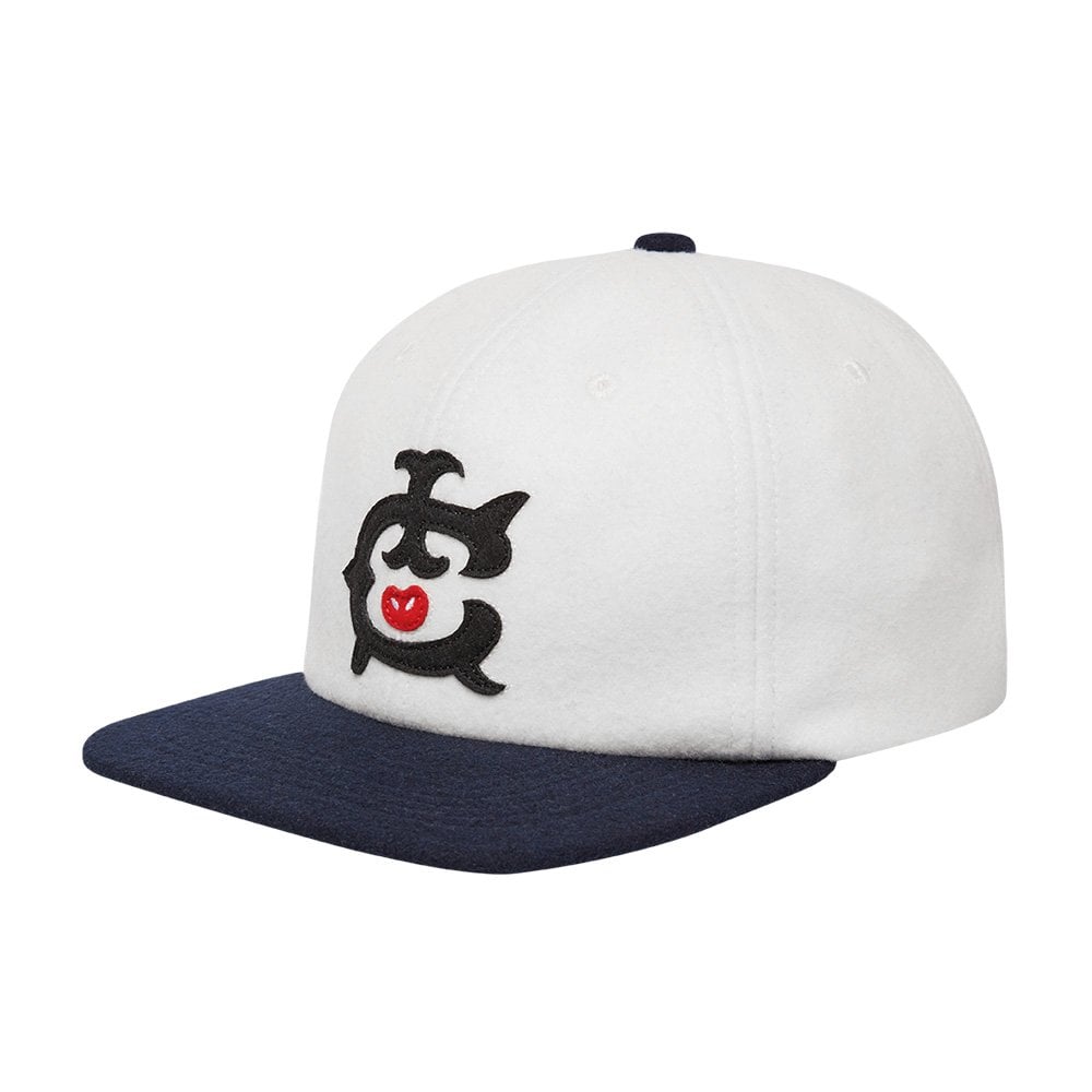 IC 6 Panel Cap - Ecru / Navy