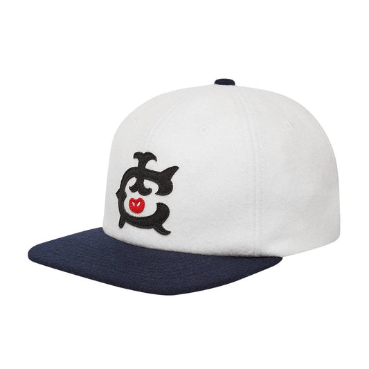 IC 6 Panel Cap - Ecru / Navy
