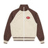 Running Dog Zip Through Track Top - Brown
