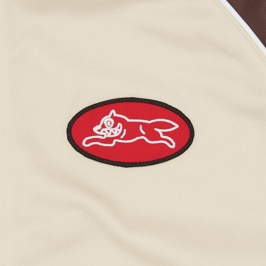 Running Dog Zip Through Track Top - Brown