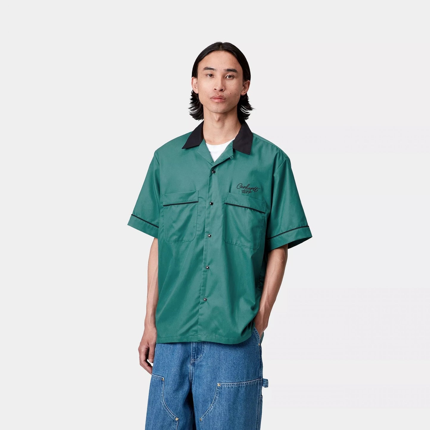 S/S Bowl Shirt - Saguaro / Black