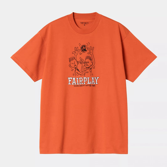 S/S Fairplay T-Shirt - Persimmon