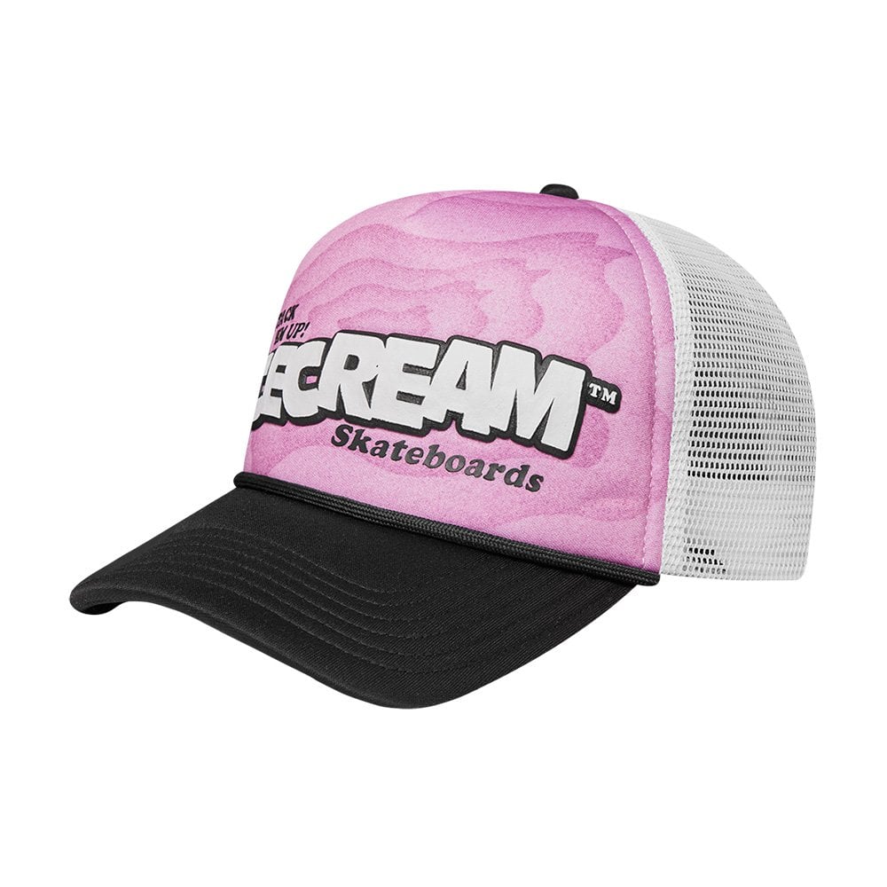 IC Skateboards Trucker Cap - Pink / Black