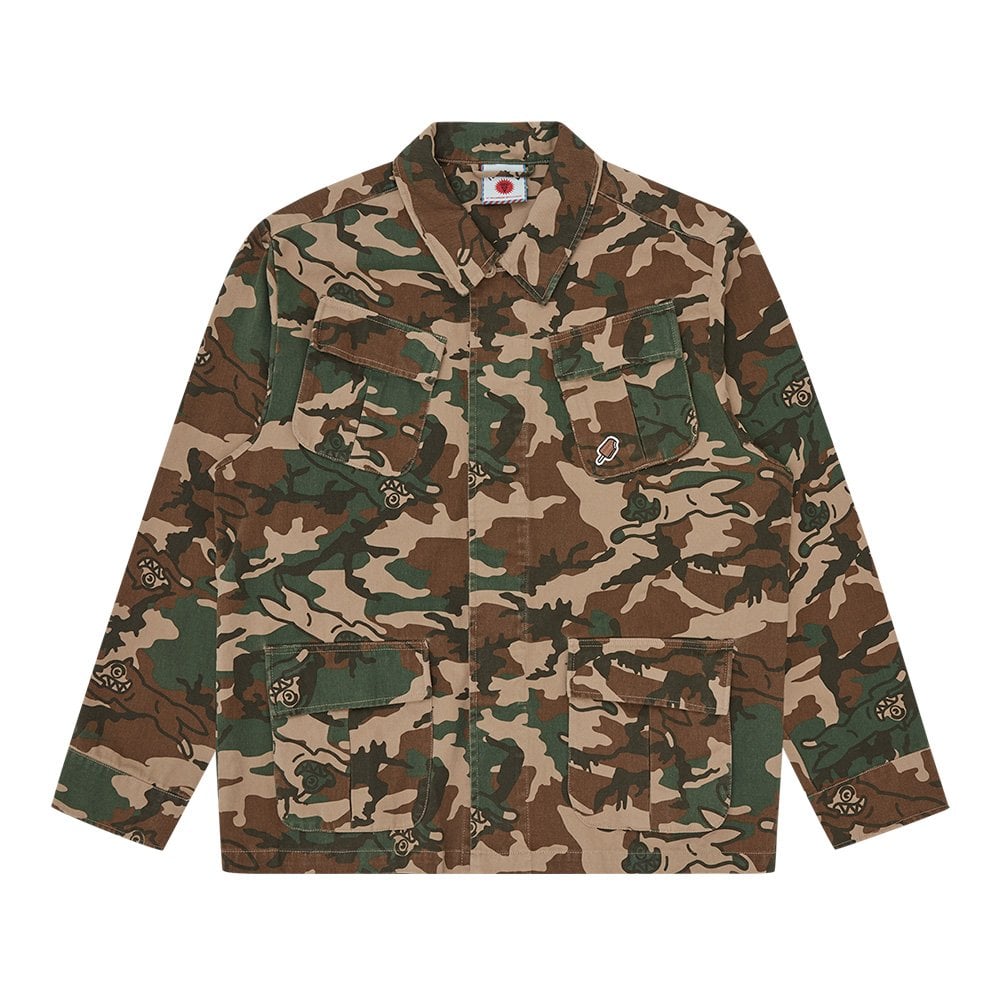 Running Dog Jungle Fatigue Field Jacket - Camo
