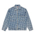 Repeat Print Denim Trucker Jacket