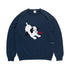 Knitted Joy Crewneck - Navy