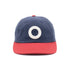 O Sixpanel Hat - Navy / Goji Berry