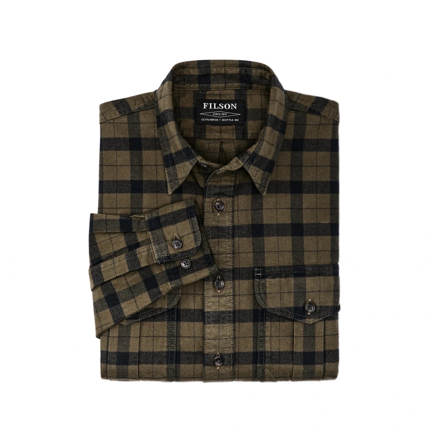 Alaskan Guide Shirt - Otter Green / Black