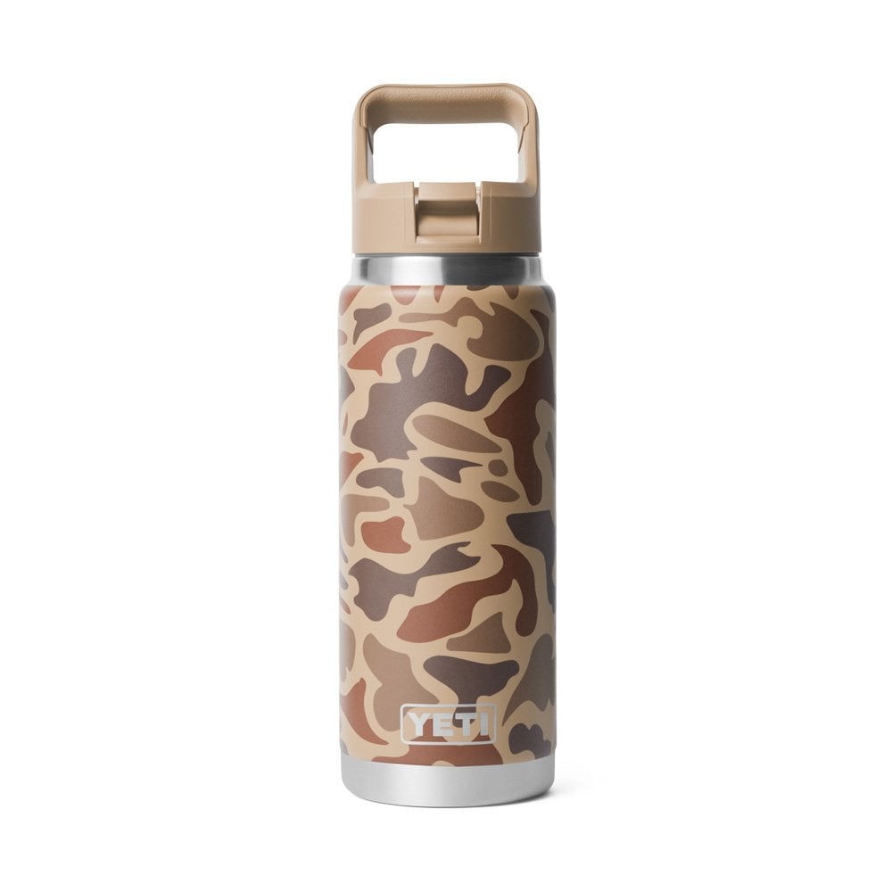 Rambler™ 26oz Bottle, Straw Cap - Wetlands Camo