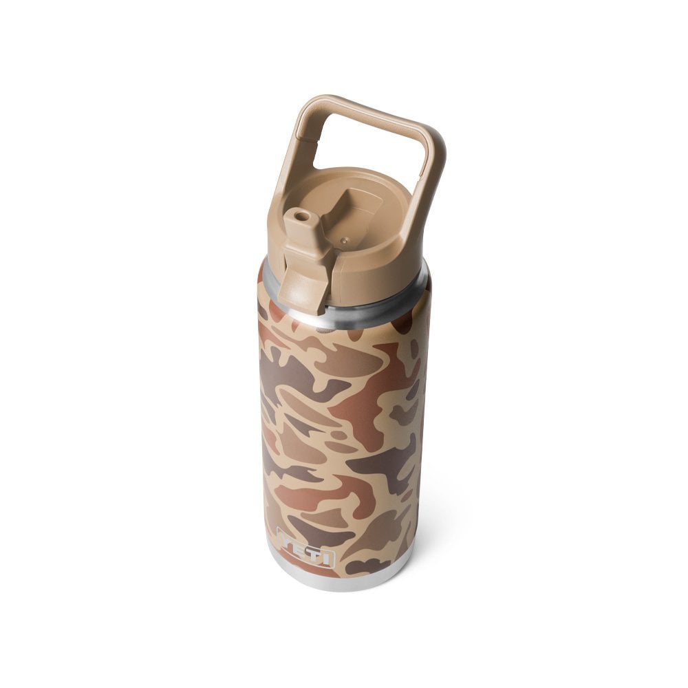 Rambler™ 26oz Bottle, Straw Cap - Wetlands Camo
