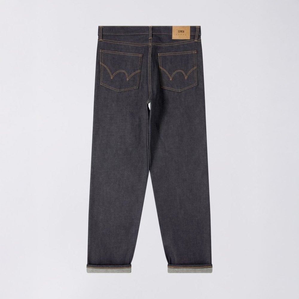 Loose Jeans, 13.5oz Kaihara Rainbow Selvage - Blue Unwashed