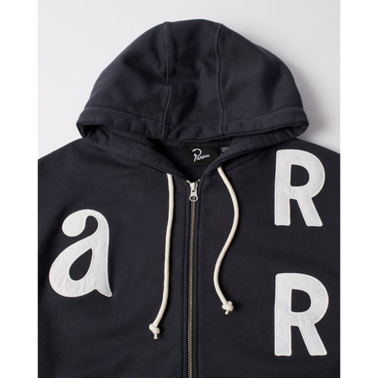 Word Salad Zip Hooded Sweat - Dark Navy
