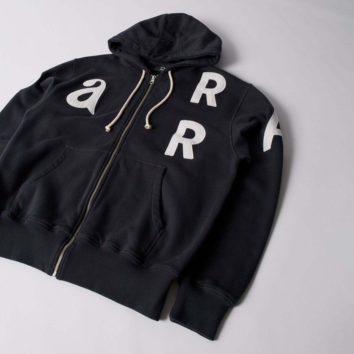 Word Salad Zip Hooded Sweat - Dark Navy