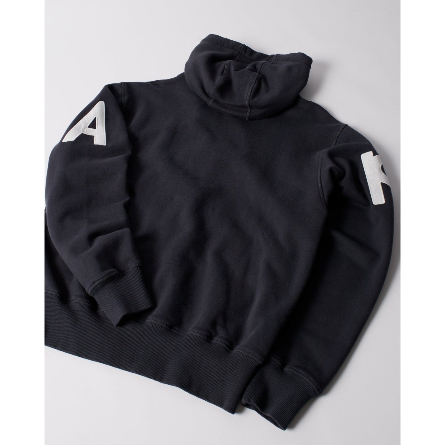 Word Salad Zip Hooded Sweat - Dark Navy