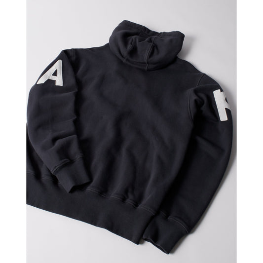 Word Salad Zip Hooded Sweat - Dark Navy