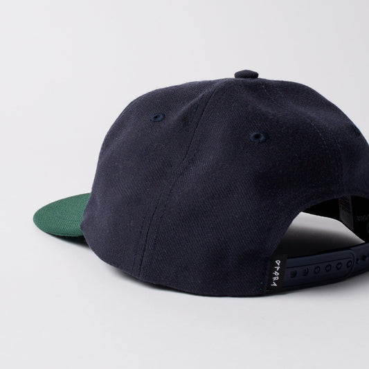 Wordle Logo 6 Panel Hat - Dark Navy