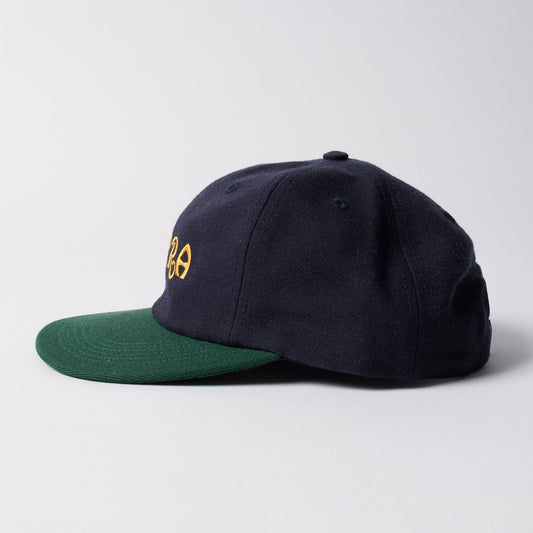 Wordle Logo 6 Panel Hat - Dark Navy
