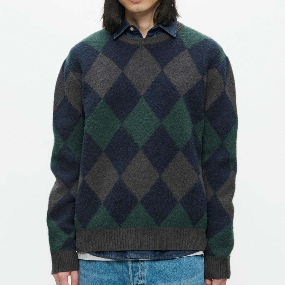 WWJan Pullover Sweater - Green Gables Check