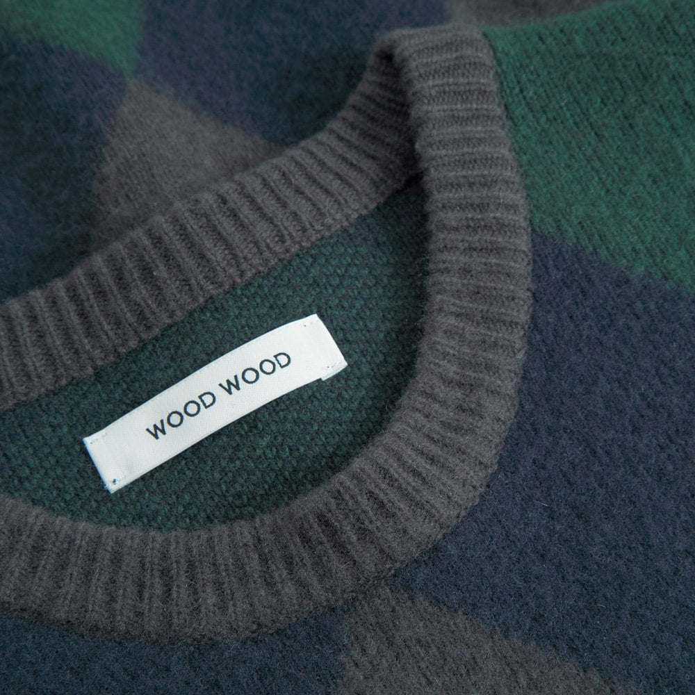 WWJan Pullover Sweater - Green Gables Check