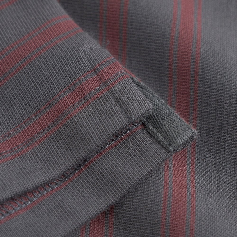 WWLandon Polo Shirt - Black Sand Stripe