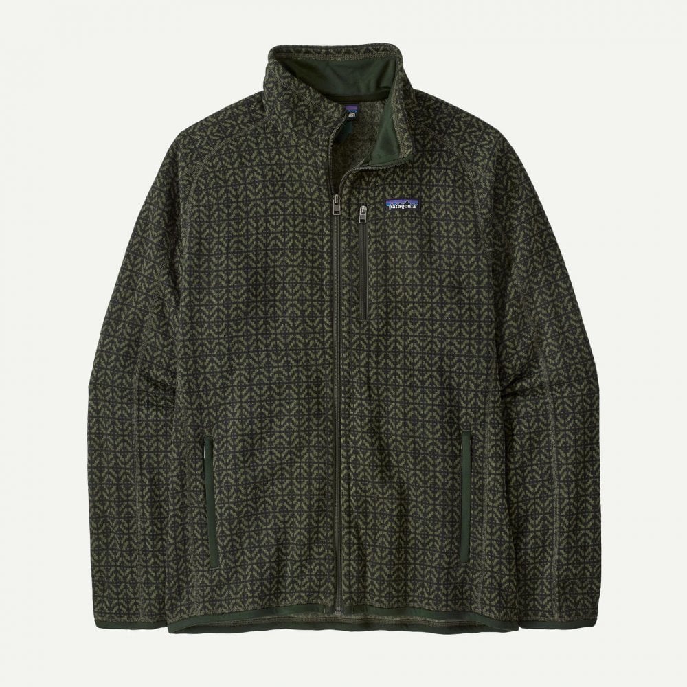 Men's Better Sweater Jacket - Scales: Old Growth Green