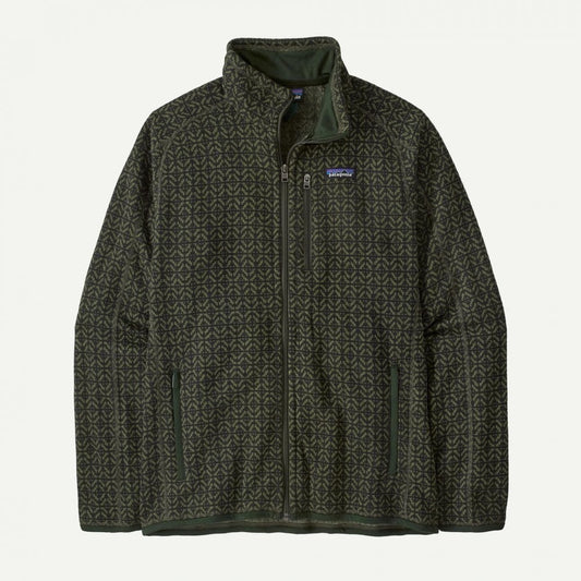 Men's Better Sweater Jacket - Scales: Old Growth Green