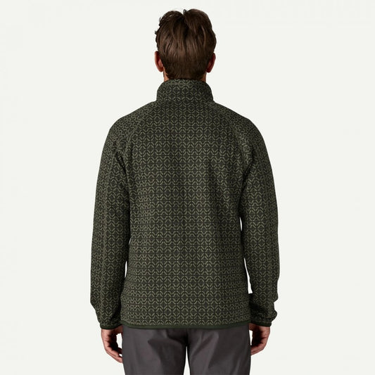 Men's Better Sweater Jacket - Scales: Old Growth Green
