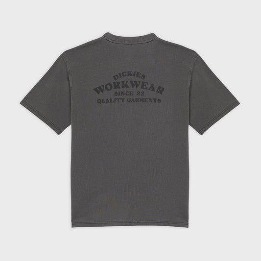 Christiana SS Garment Dyed Tee, Black