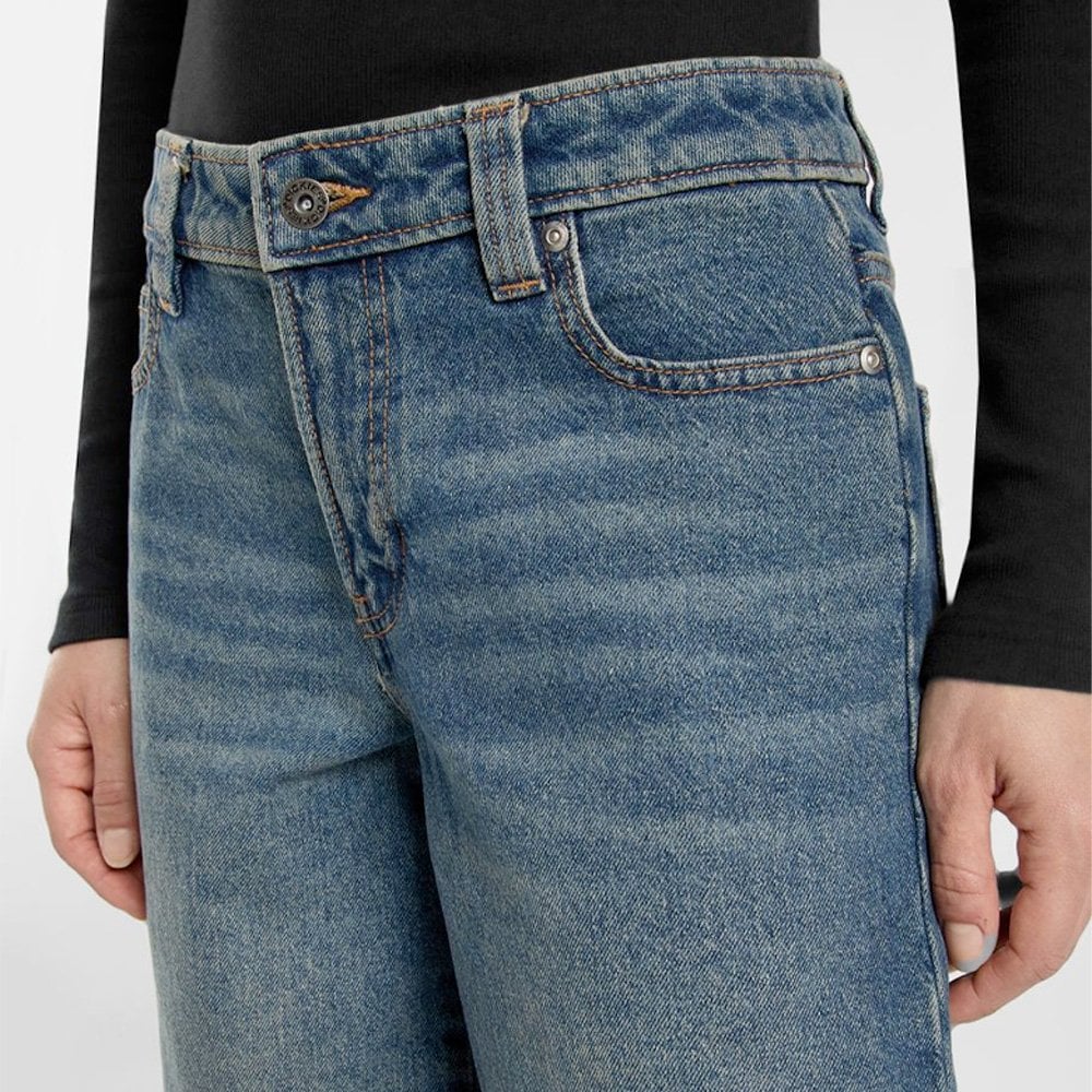 W' Mechanic Denim Pant - Khaki Tint Blue