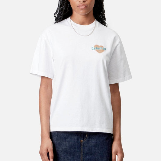 W' S/S Growth T-shirt - White (Stone Washed)