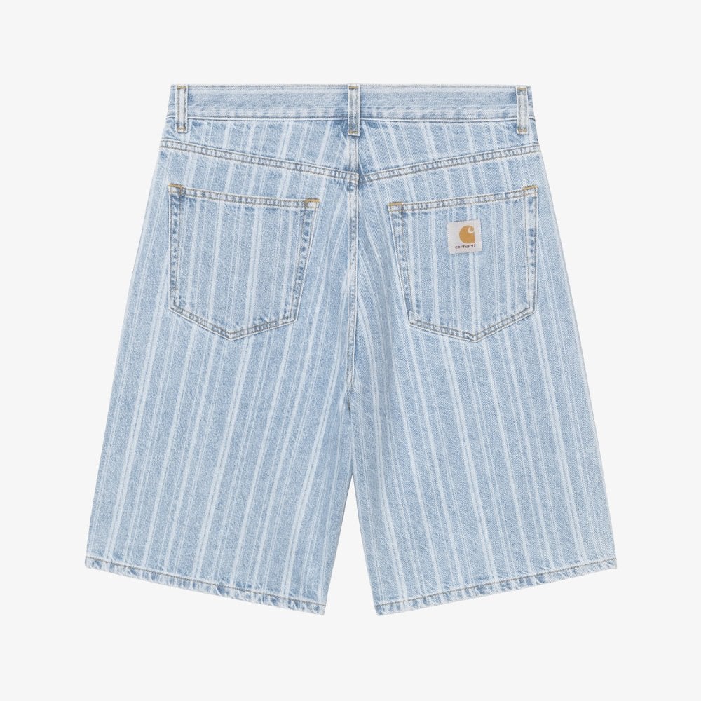 Rylan Short - Rylan Stripe, Blue Stone Bleached