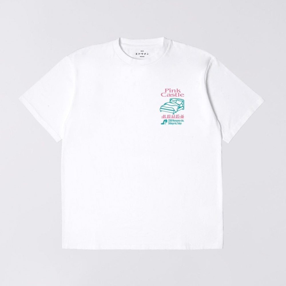Pink Castle T-shirt - White