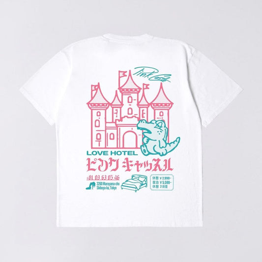 Pink Castle T-shirt - White