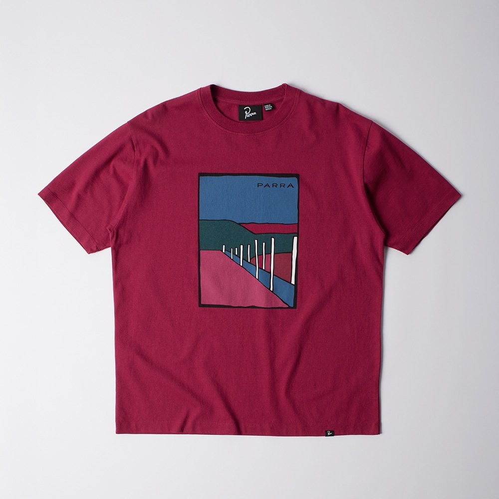 Beach Parking T-shirt - Raspberry