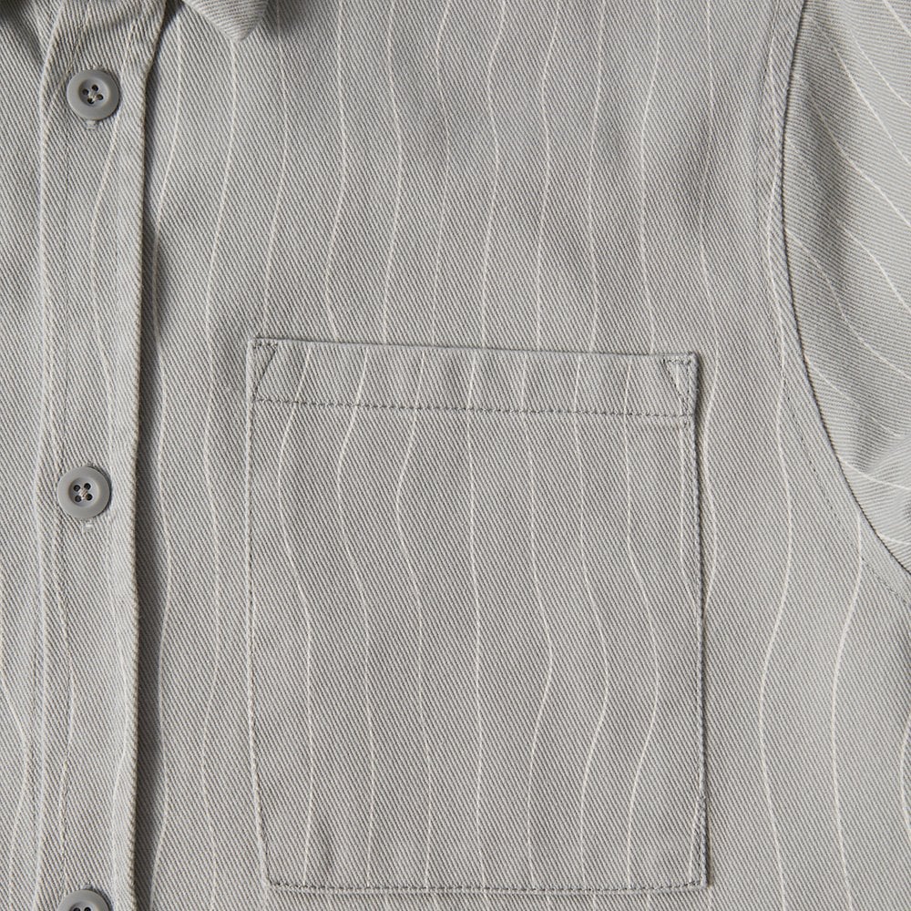 Meandering Lines Shirt - Grey