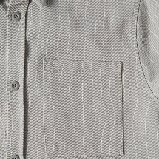 Meandering Lines Shirt - Grey