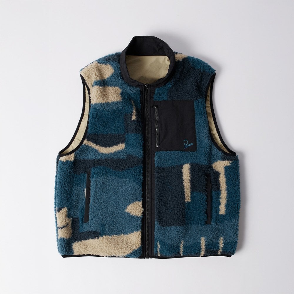 Infinite Bird Reversible Vest - Navy Blue