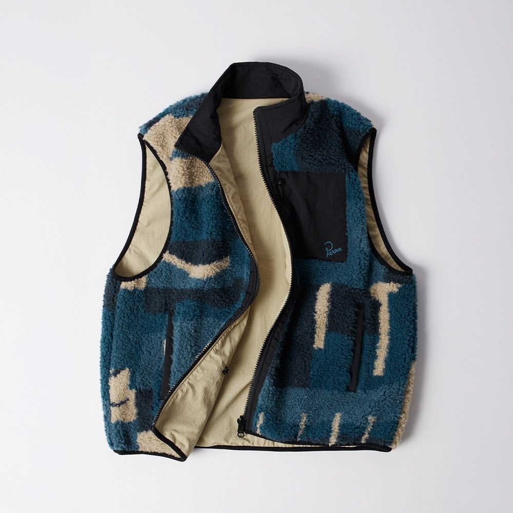 Infinite Bird Reversible Vest - Navy Blue