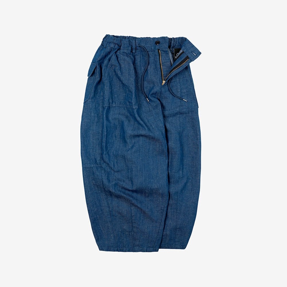 Denim Balloon Pants - Blue