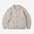 Heavy Cowichan Zipup Cardigan - Oatmeal