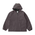 Northside Plaid Hooded Jacket - Deep Brown